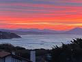 Bidart, 100m of the beach, all on foot, apartment with terrace and privileged sea and mountains views