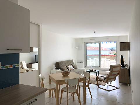 VENDU - Biarritz  - Studio vue Mer et Montagne Garage