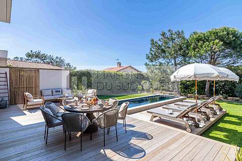 Villa contemporaine à 2 pas de la plage de la Gravière