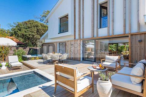 Villa contemporaine à 2 pas de la plage de la Gravière