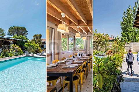 Villa de plain-pied à 50m du lac de Soustons