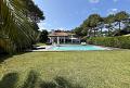 Charming architect-designed villa with swimming pool on the golf course