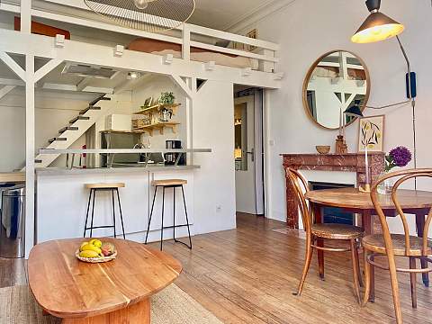Charmant studio avec mezzanine - Quartier St Charles