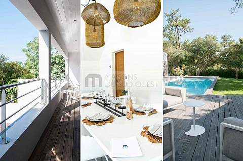 Somptueuse villa contemporaine entre lac et océan