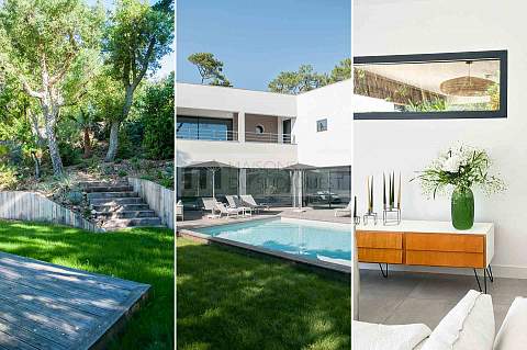 Somptueuse villa contemporaine entre lac et océan