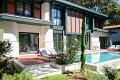 Villa contemporaine néo-basque avec climatisation et piscine chauffée